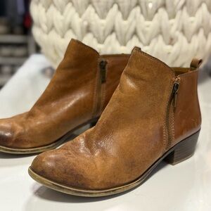 Lucky Brand Leather Ankle Booties